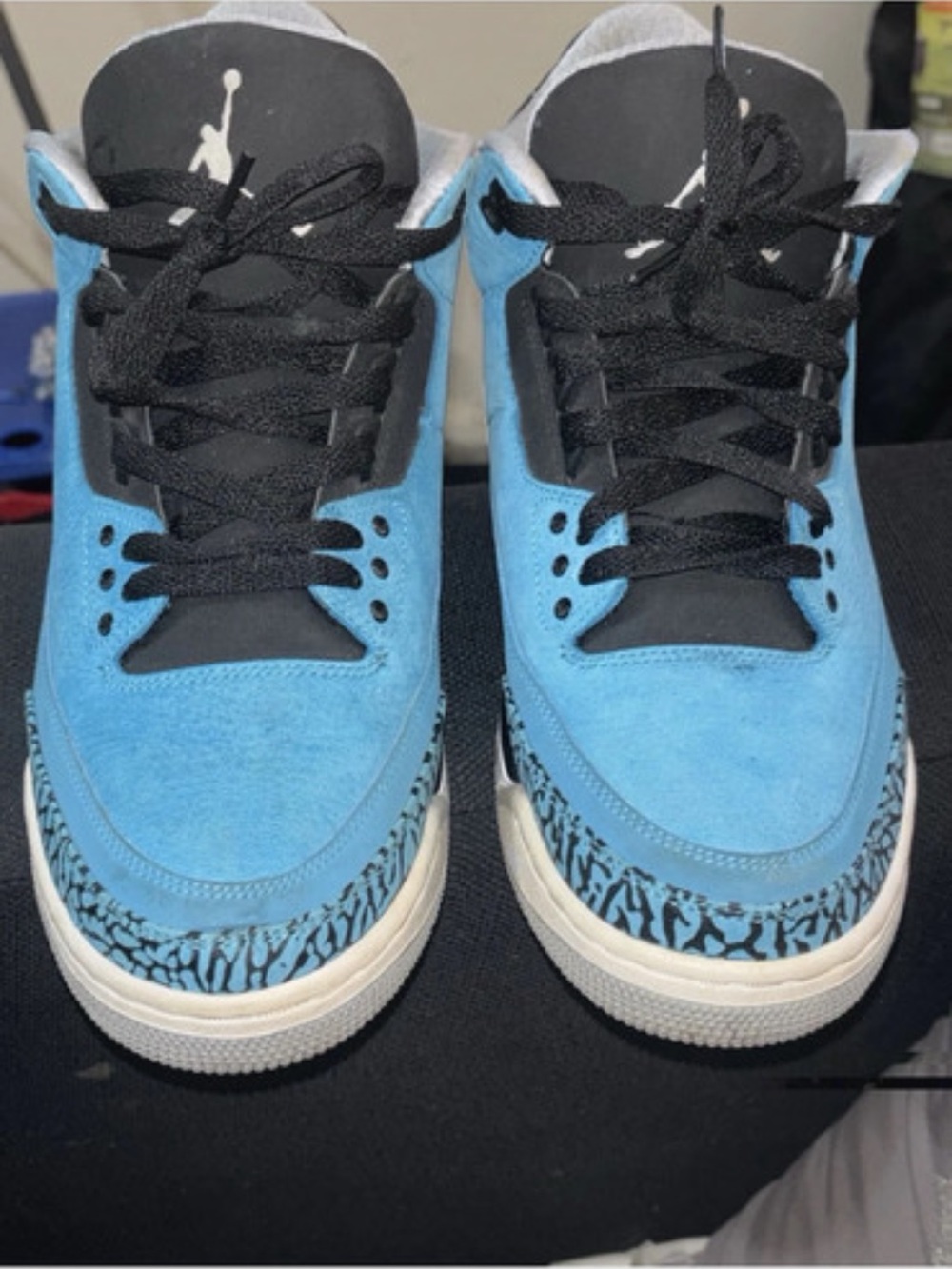 Jordan retro threes powder blue men’s